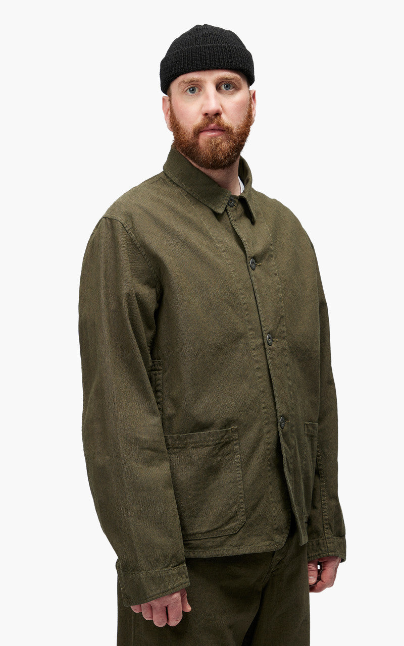 Nigel Cabourn Navvie Blazer Cotton Broken Twill Army
