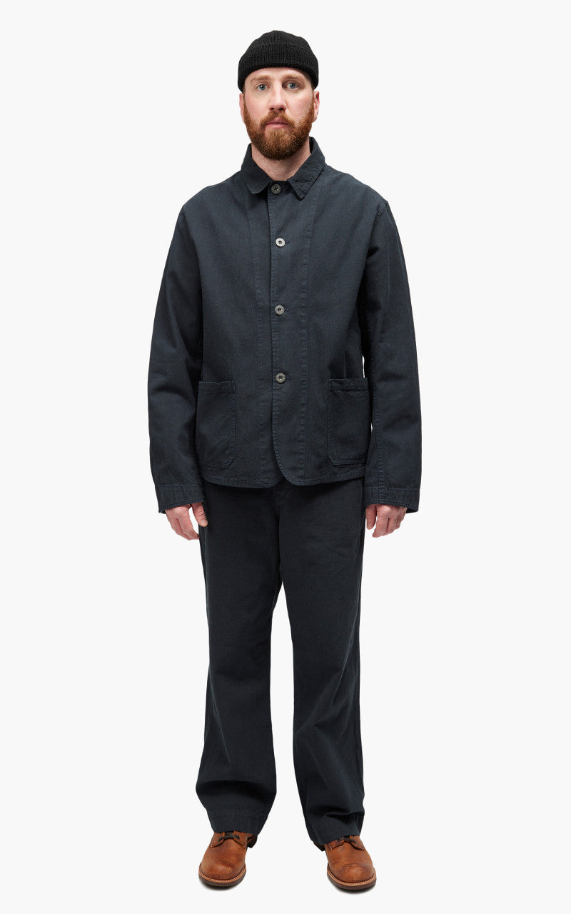 Nigel Cabourn Navvie Blazer Cotton Broken Twill Navy