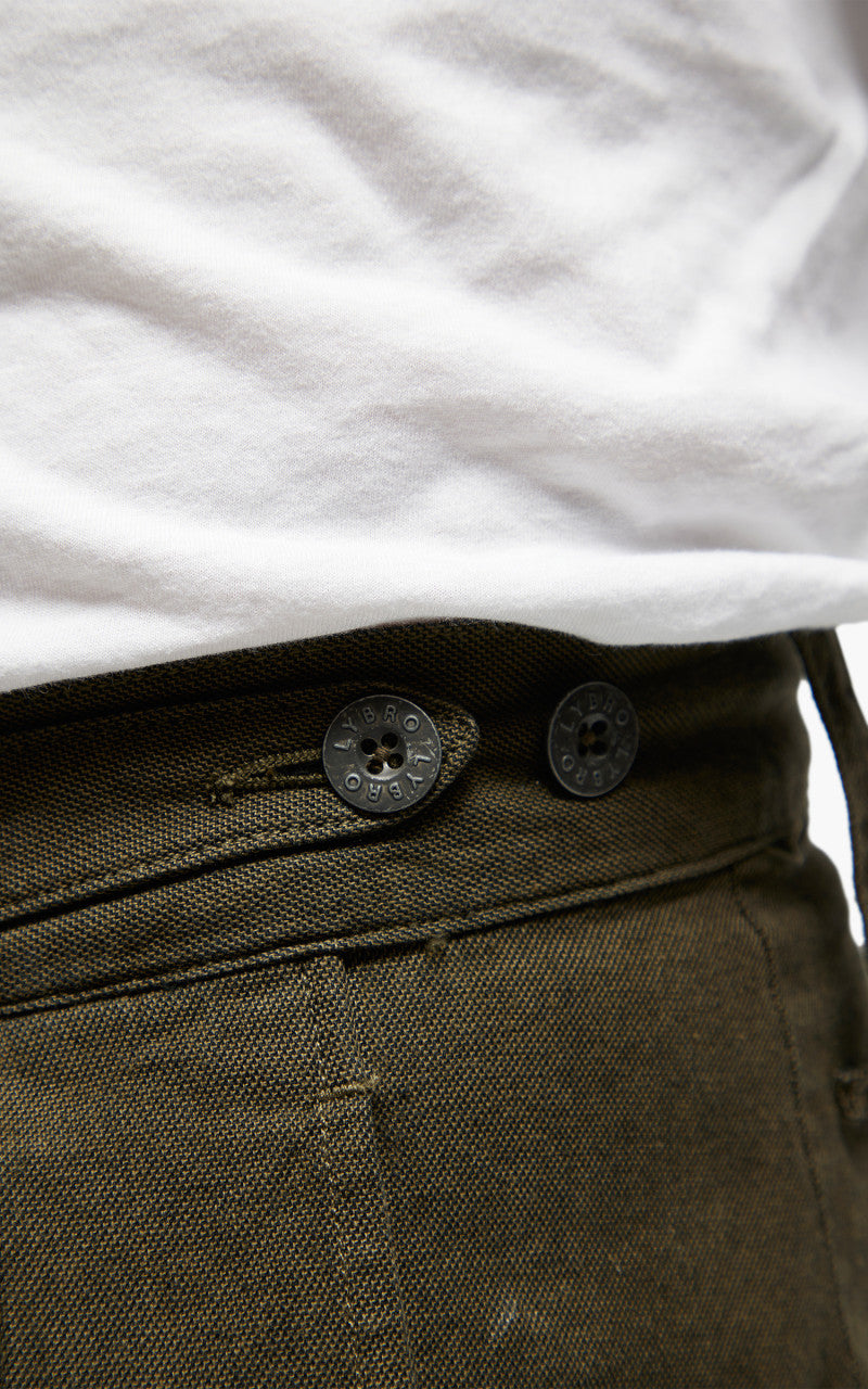Nigel Cabourn Navvie Pant Cotton Broken Twill Army