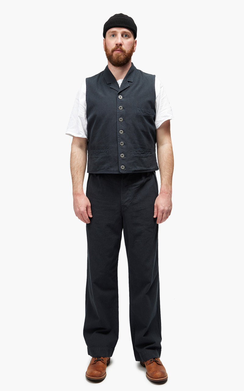 Nigel Cabourn Navvie Pant Cotton Broken Twill Navy