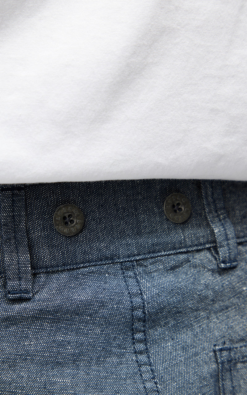 Nigel Cabourn Carpenter Pant Cotton/Linen Navy