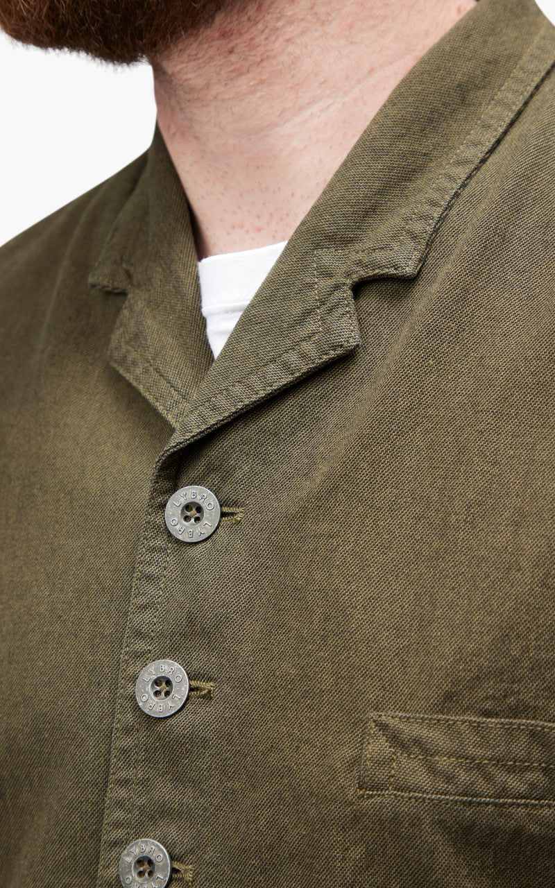 Nigel Cabourn Waistcoat Cotton Broken Twill Army