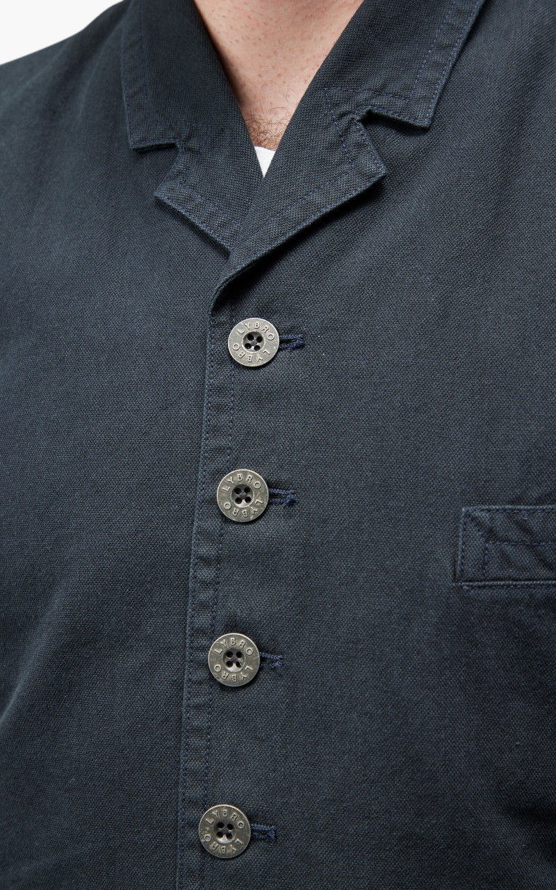 Nigel Cabourn Waistcoat Cotton Broken Twill Navy