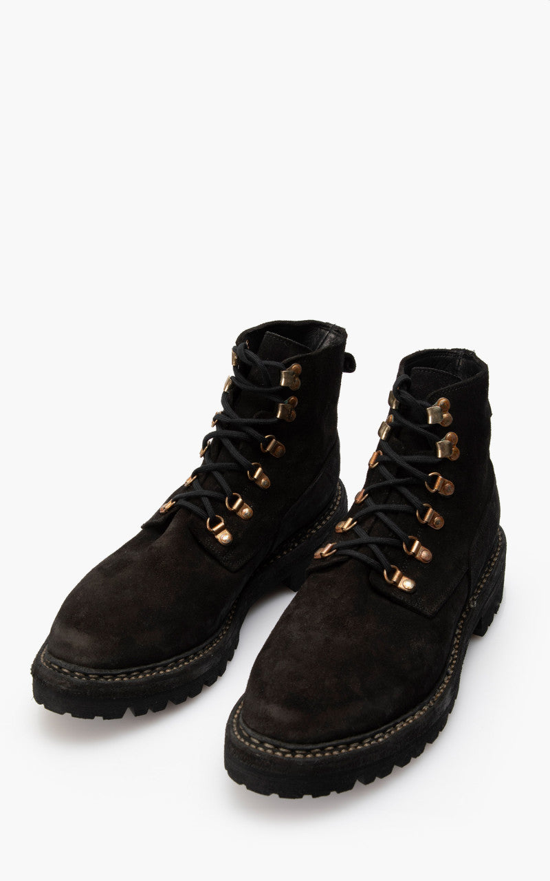 Guidi NT19V Wedged Boots Calf Reverse Black