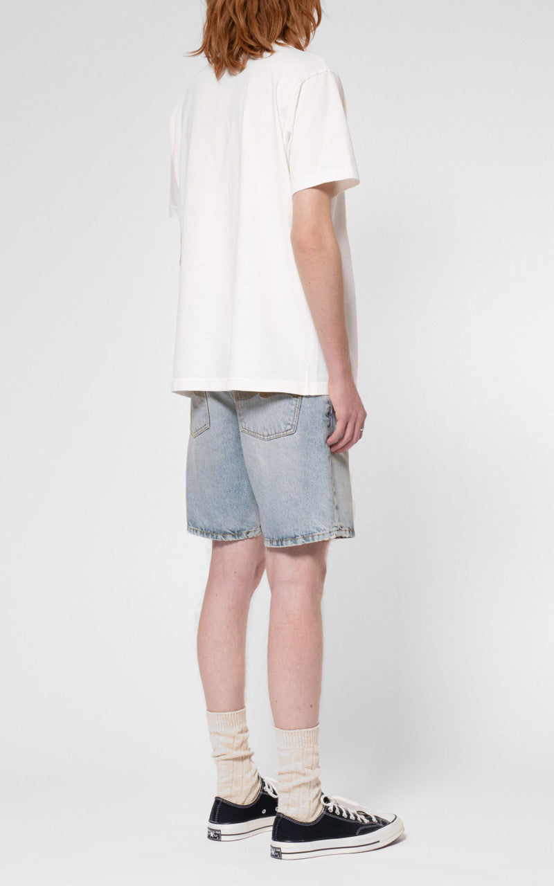 Nudie Jeans Seth Denim Shorts Sea Salt