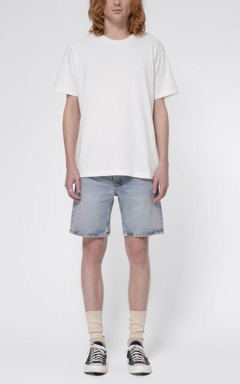 Nudie Jeans Seth Denim Shorts Sea Salt