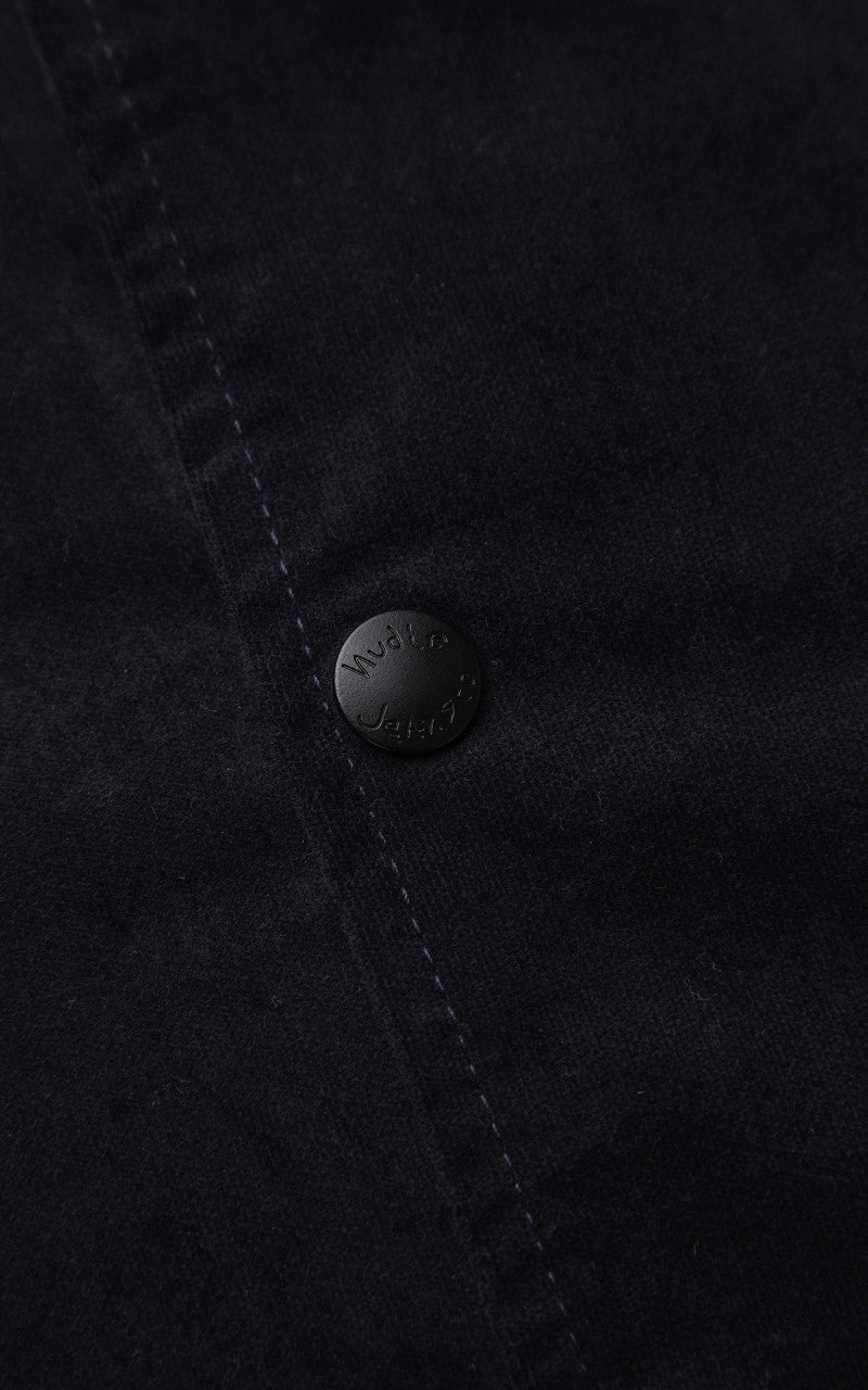 Nudie Jeans Mark Velvet Jacket Navy