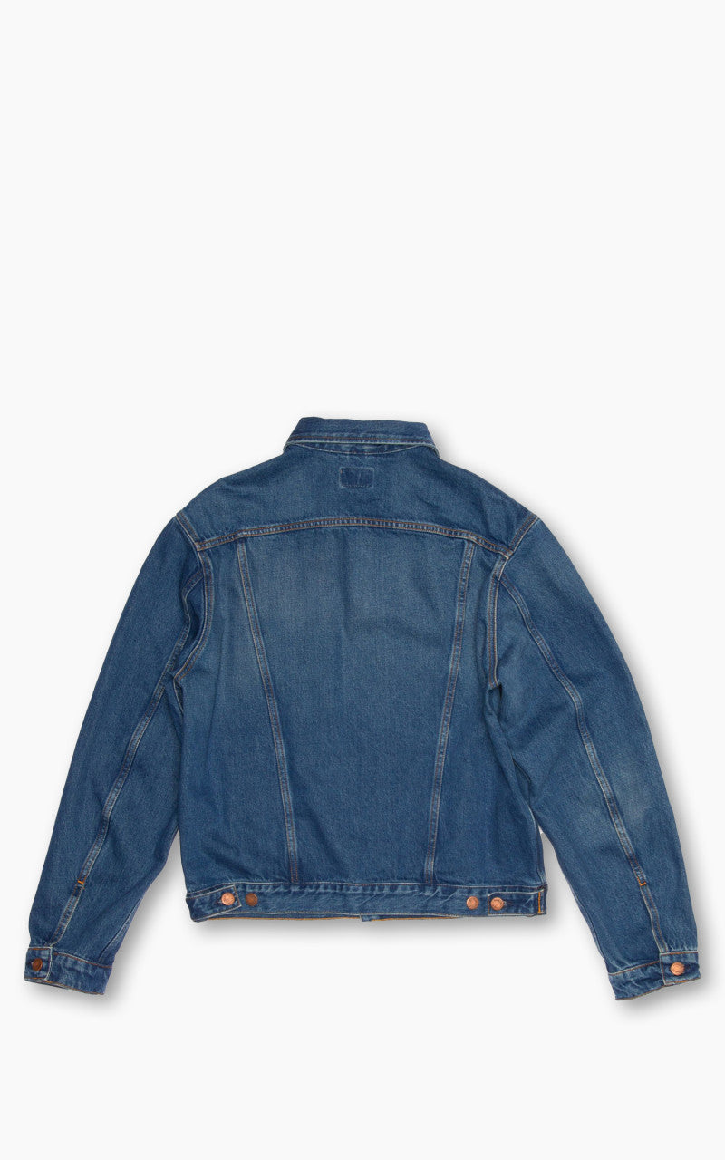 Nudie Jeans Danny Greasy Denim Jacket Mid Blue