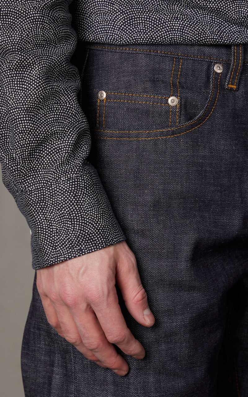 Naked & Famous Denim Easy Guy Tried & True Selvedge Indigo