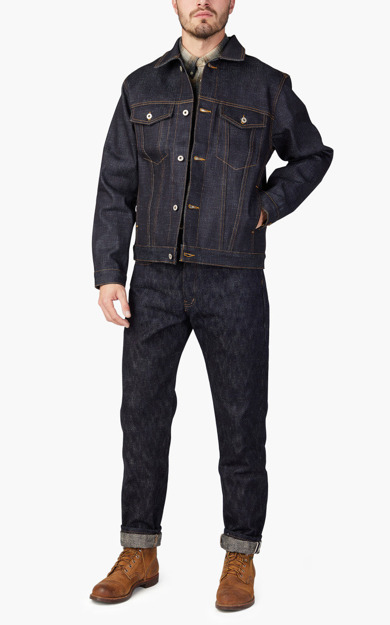 Naked & Famous Denim Denim Jacket Elephant 12 Indigo 20oz