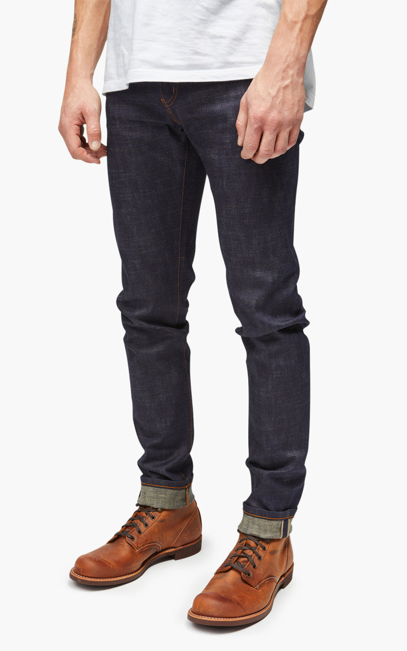 Naked & Famous Denim Super Guy Perfect Blue Slub Stretch Selvedge