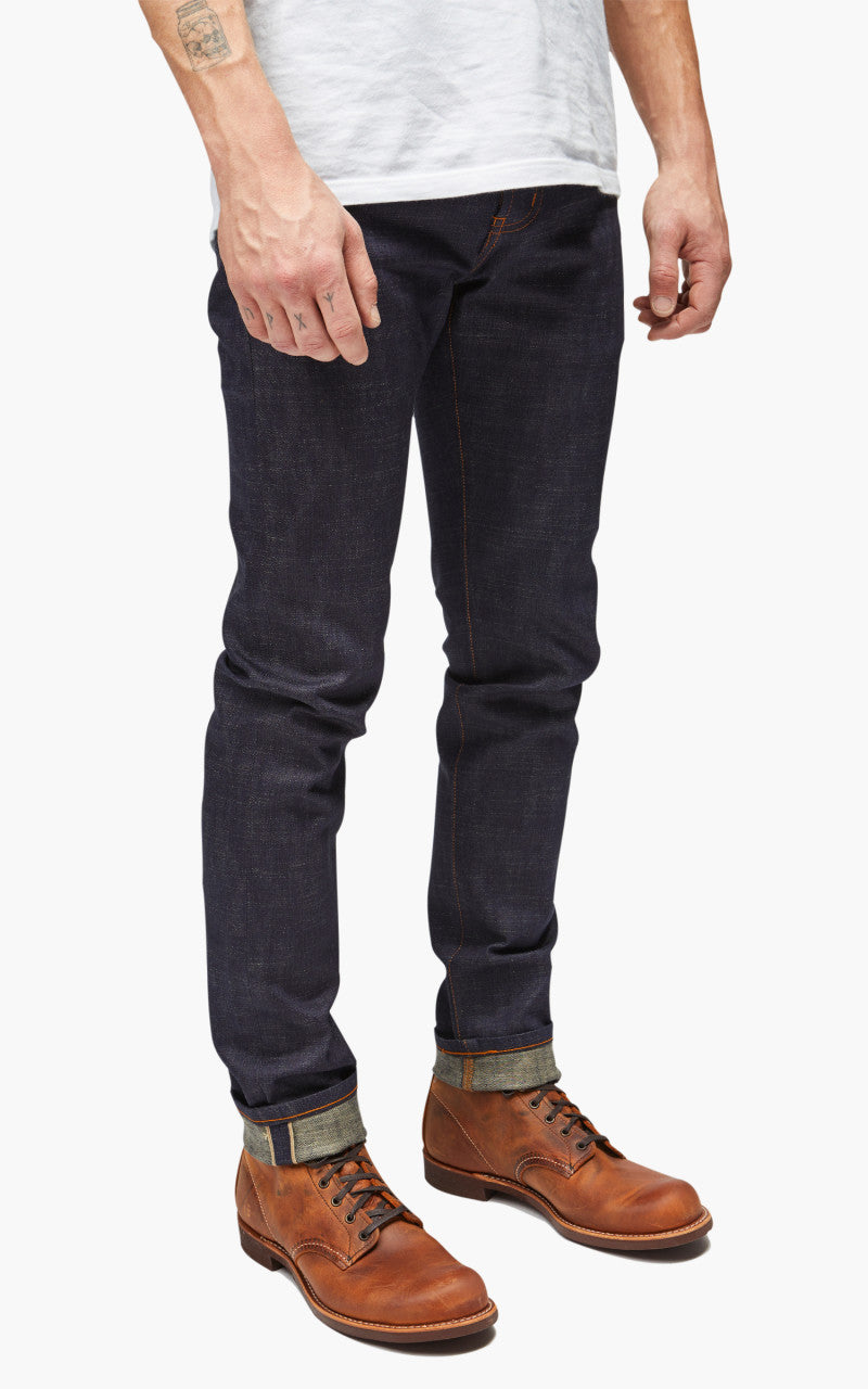 Naked & Famous Denim Super Guy Perfect Blue Slub Stretch Selvedge