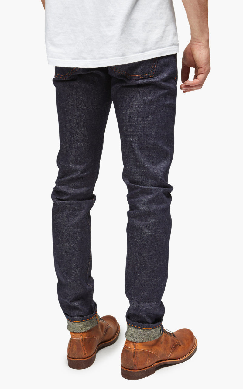 Naked & Famous Denim Super Guy Perfect Blue Slub Stretch Selvedge