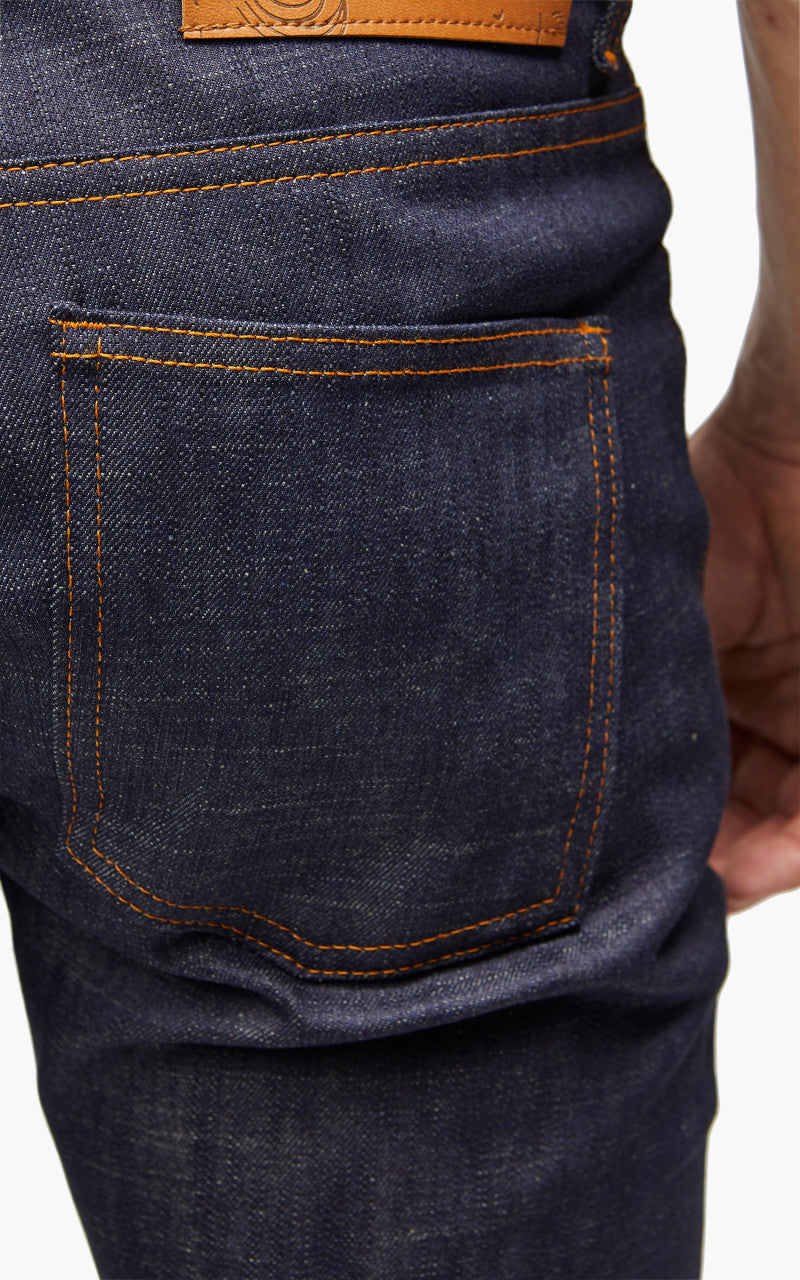 Naked & Famous Denim Super Guy Perfect Blue Slub Stretch Selvedge