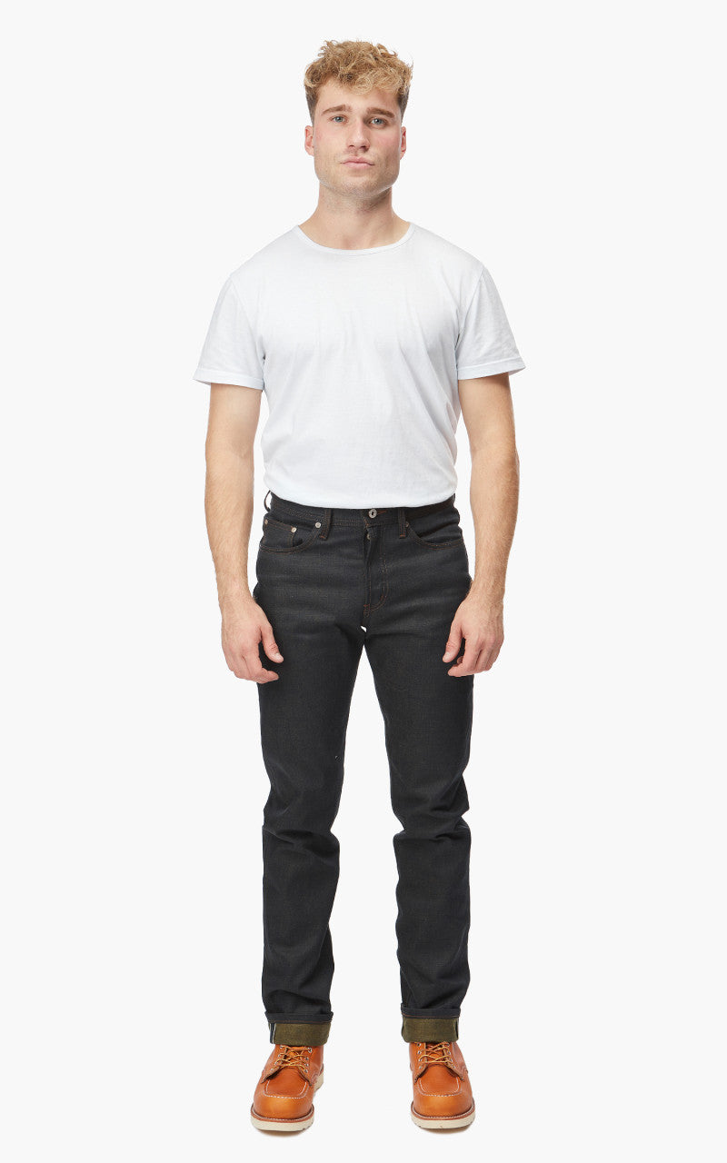 Naked & Famous Denim Weird Guy Catechu Selvedge Denim 12oz