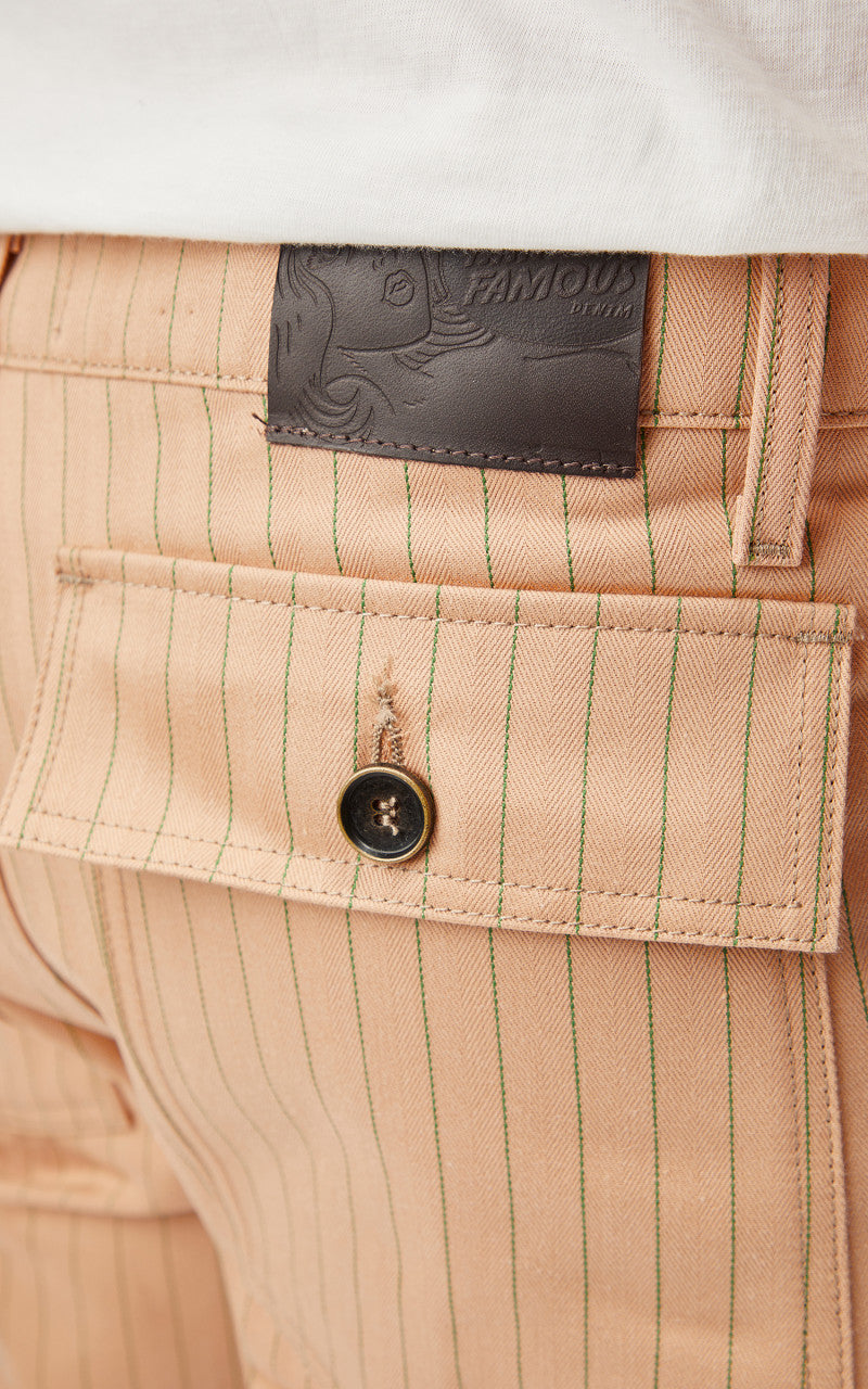 Naked & Famous Denim Work Pant Repro Workwear Twill Peach