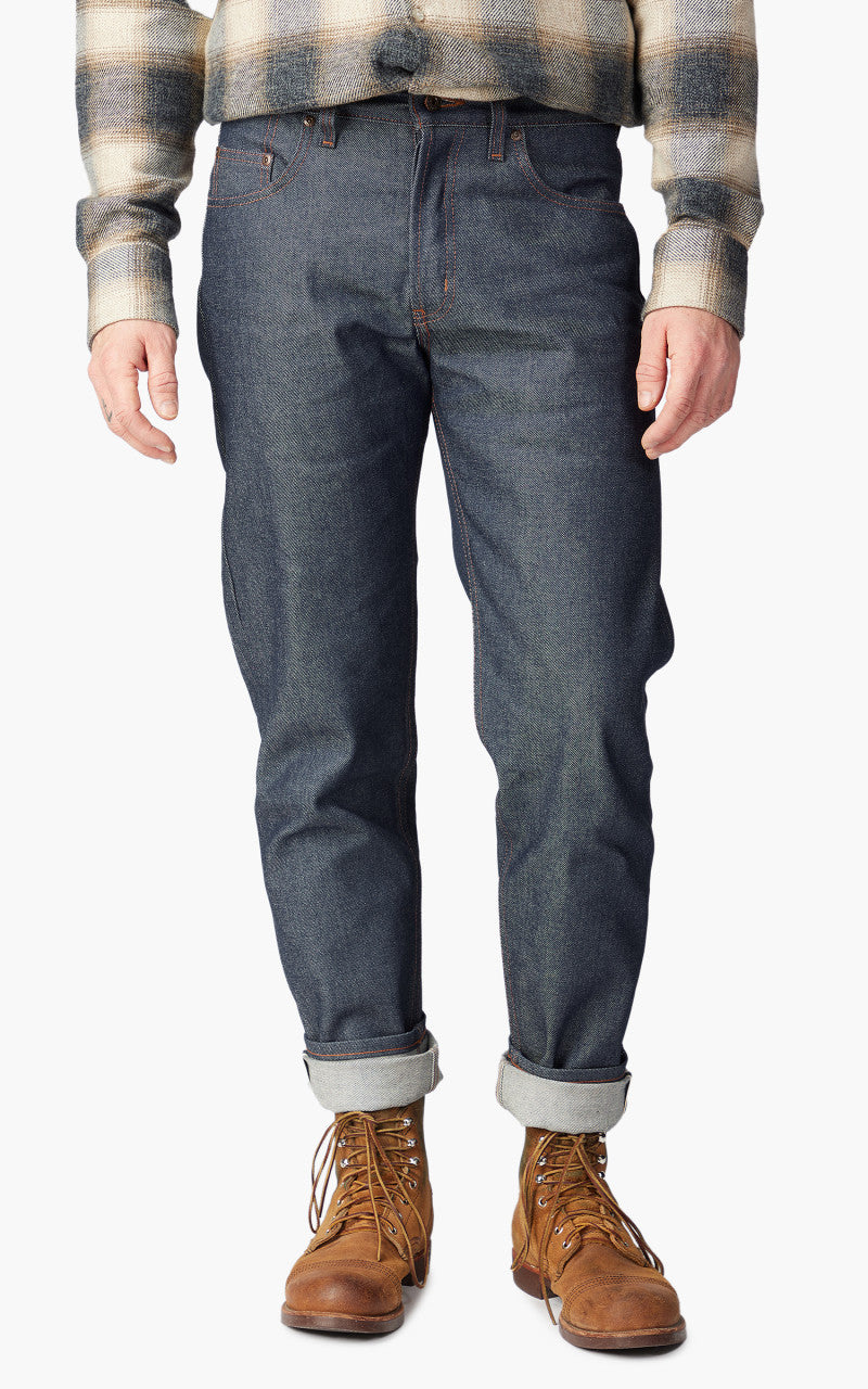 Naked & Famous Denim Easy Guy Natural Indigo Selvedge Raw Blue 12.5oz