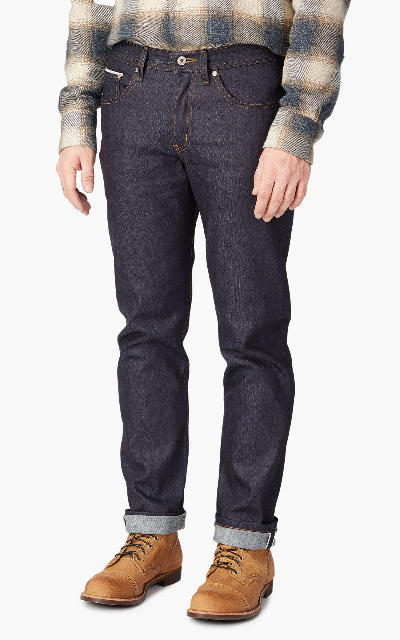 Naked & Famous Denim Weird Guy Nightshade Stretch Selvedge Indigo 12oz
