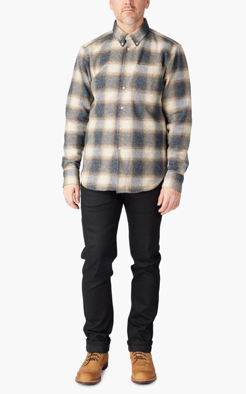 Naked & Famous Denim Weird Guy Denim All Black Comfort Stretch 14oz