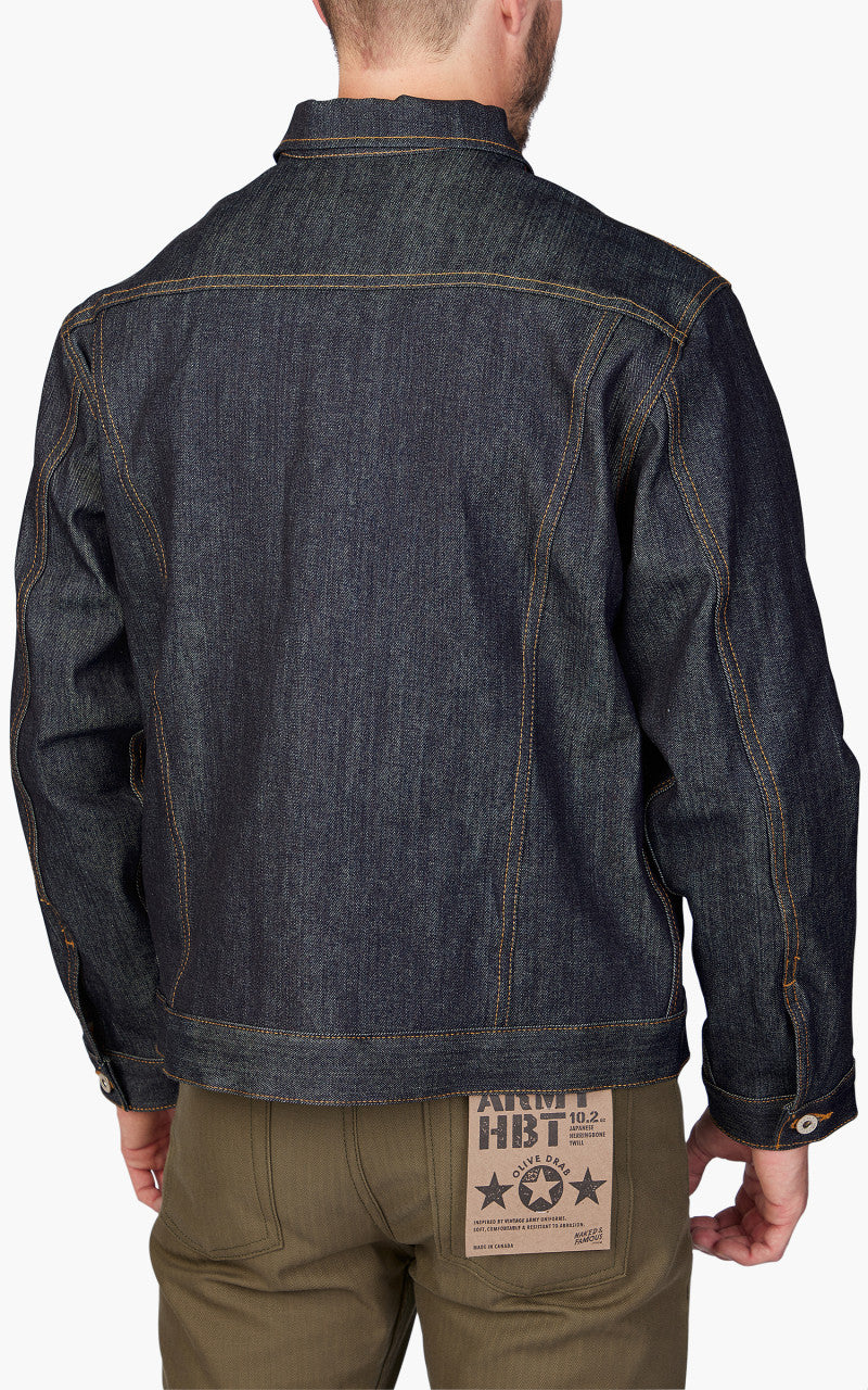 Naked & Famous Denim Lined Denim Jacket LHT Selvedge Indigo