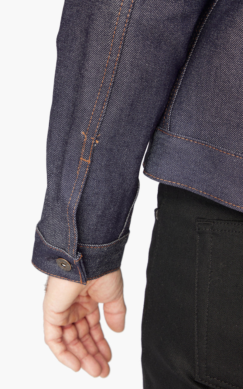 Naked & Famous Denim Denim Jacket Natural Indigo Selvedge Blue 12.5oz