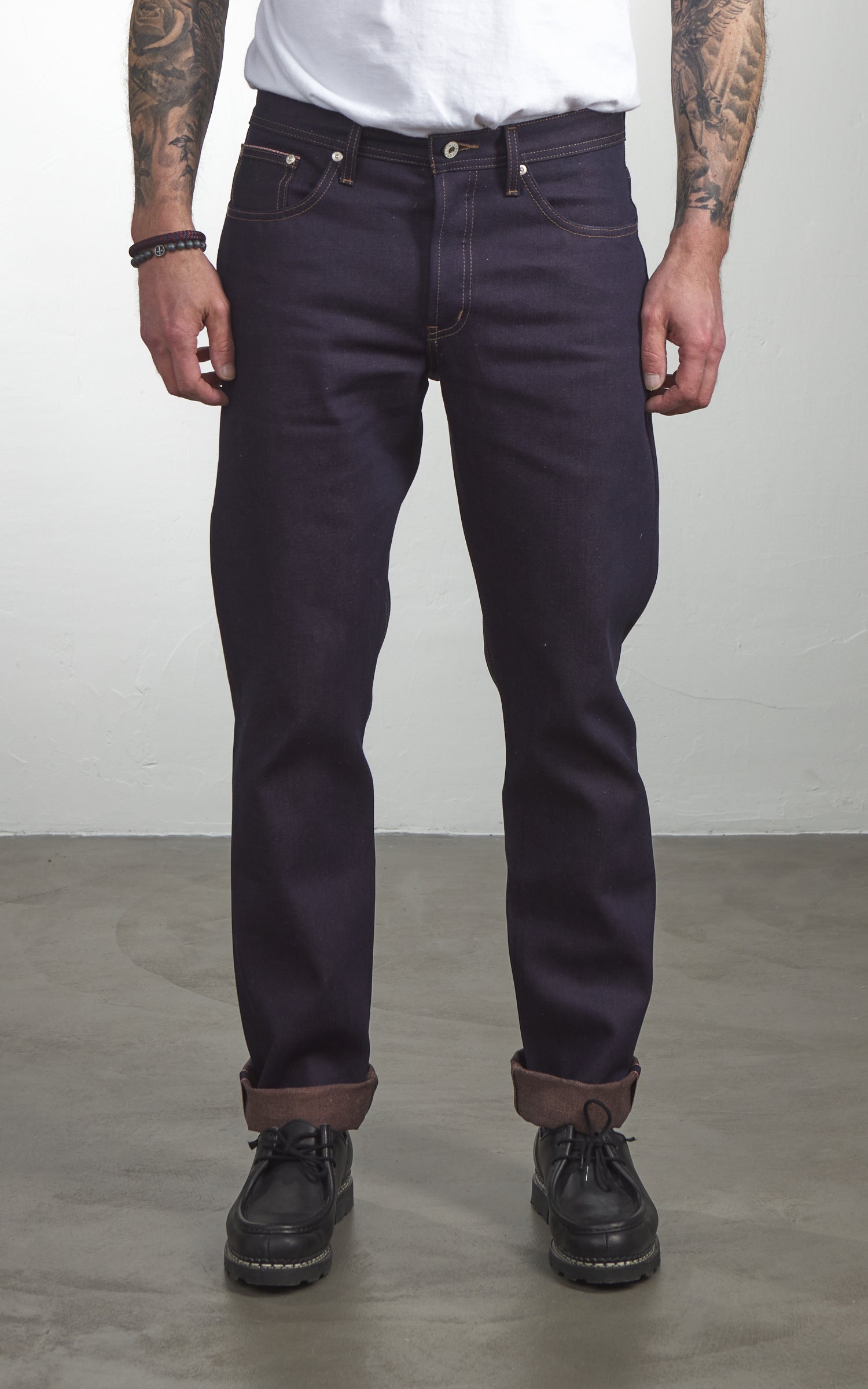 Naked & Famous Denim Weird Guy Chocolate Milk Selvedge Indigo 12.5oz