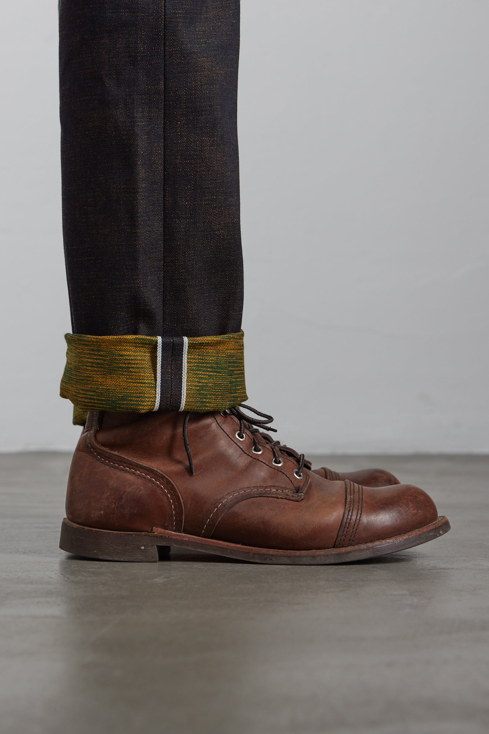 Naked & Famous Denim Weird Guy Citrus Kasuri Selvedge Indigo 14oz