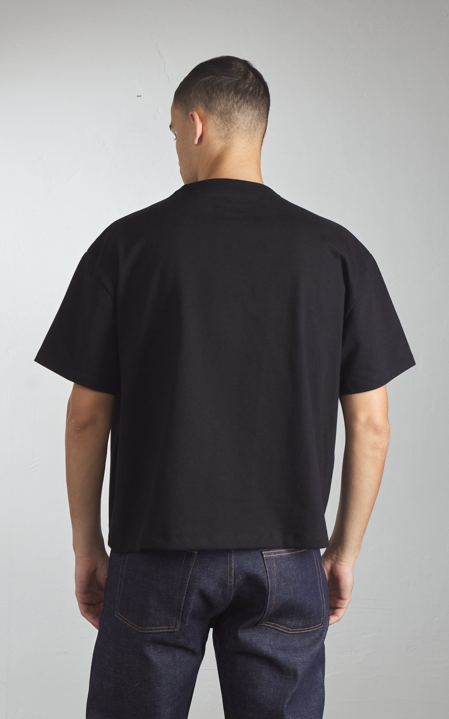Naked & Famous Denim Strong Tee Heavyweight Jersey 11oz Black