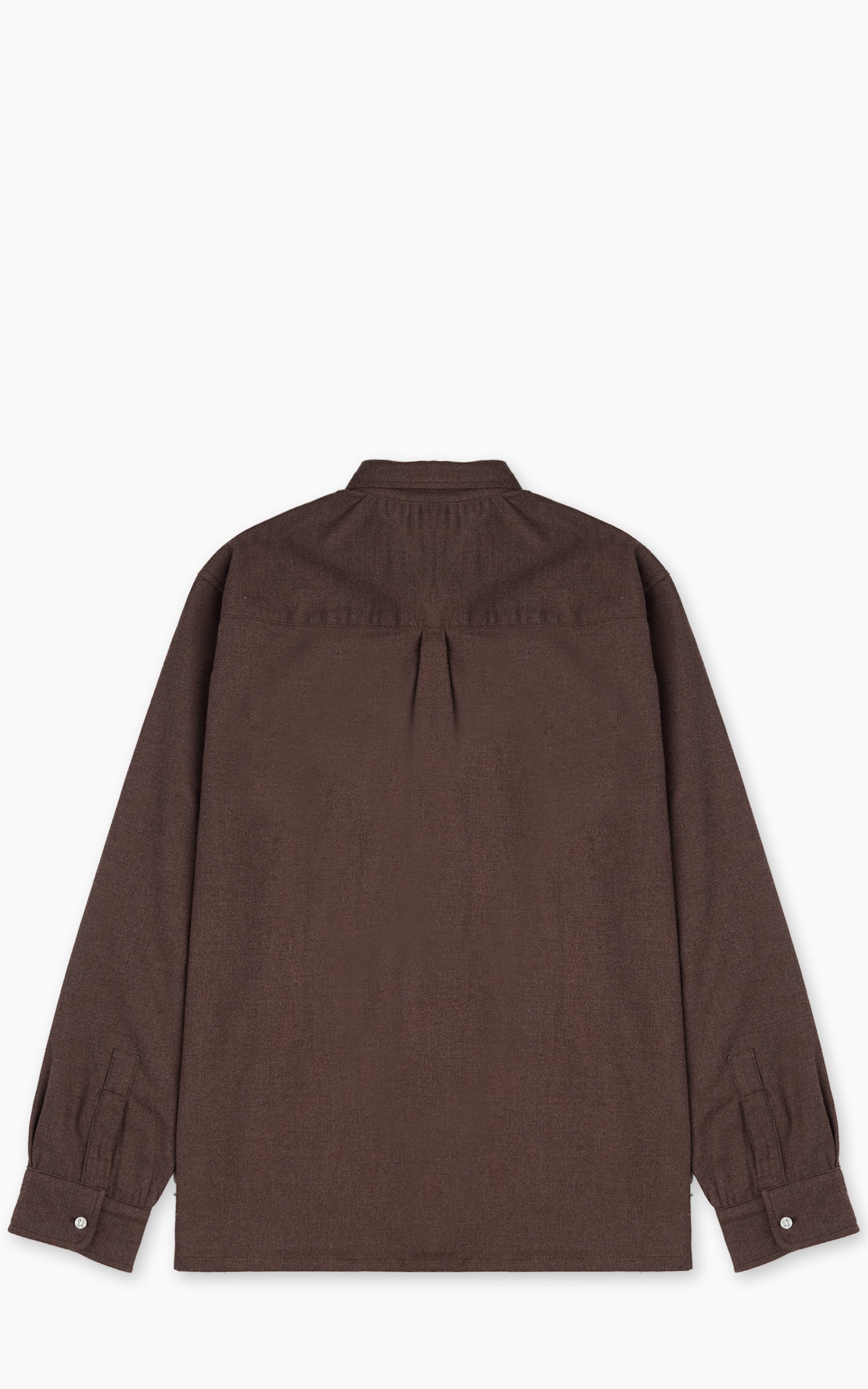 Naked & Famous Denim True Shirt Soft Twill Brown
