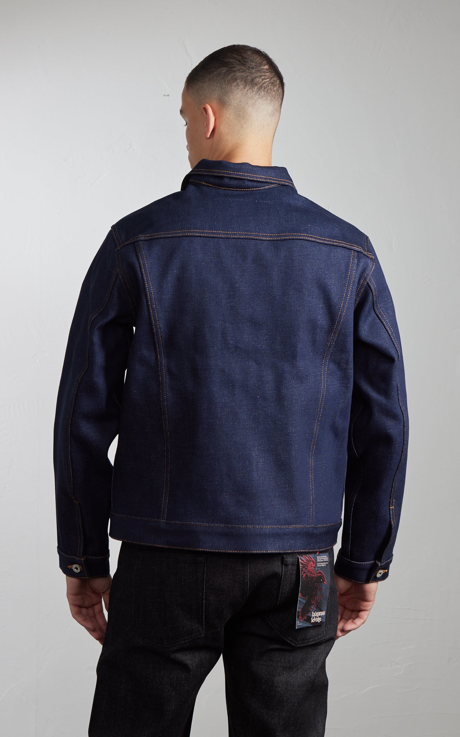 Naked & Famous Denim Denim Jacket Elephant 14 - Dirty Elephant Selvedge Indigo 20oz