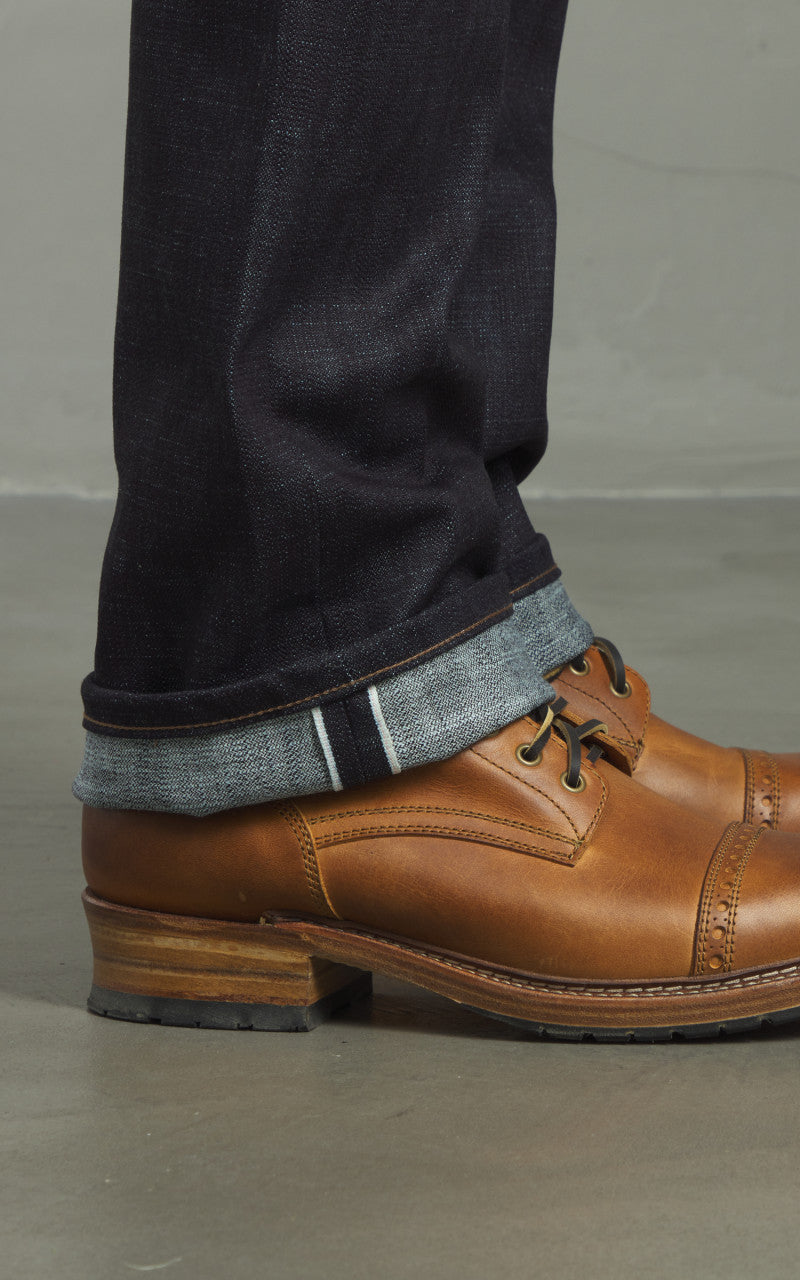 Naked & Famous Denim True Guy Broken Twill Slub Stretch Selvedge Indigo 12.5oz