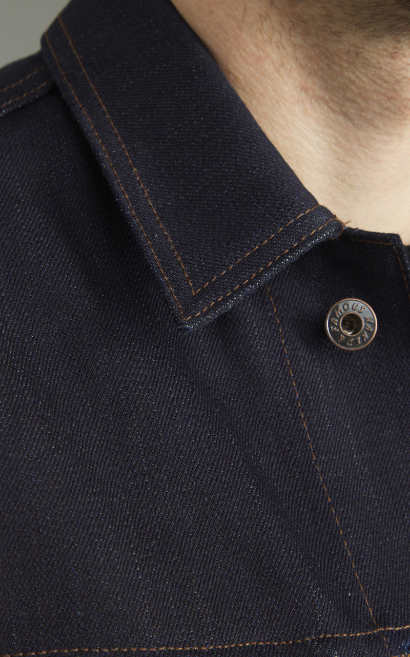 Naked & Famous Denim Denim Jacket Matcha Selvedge 15oz