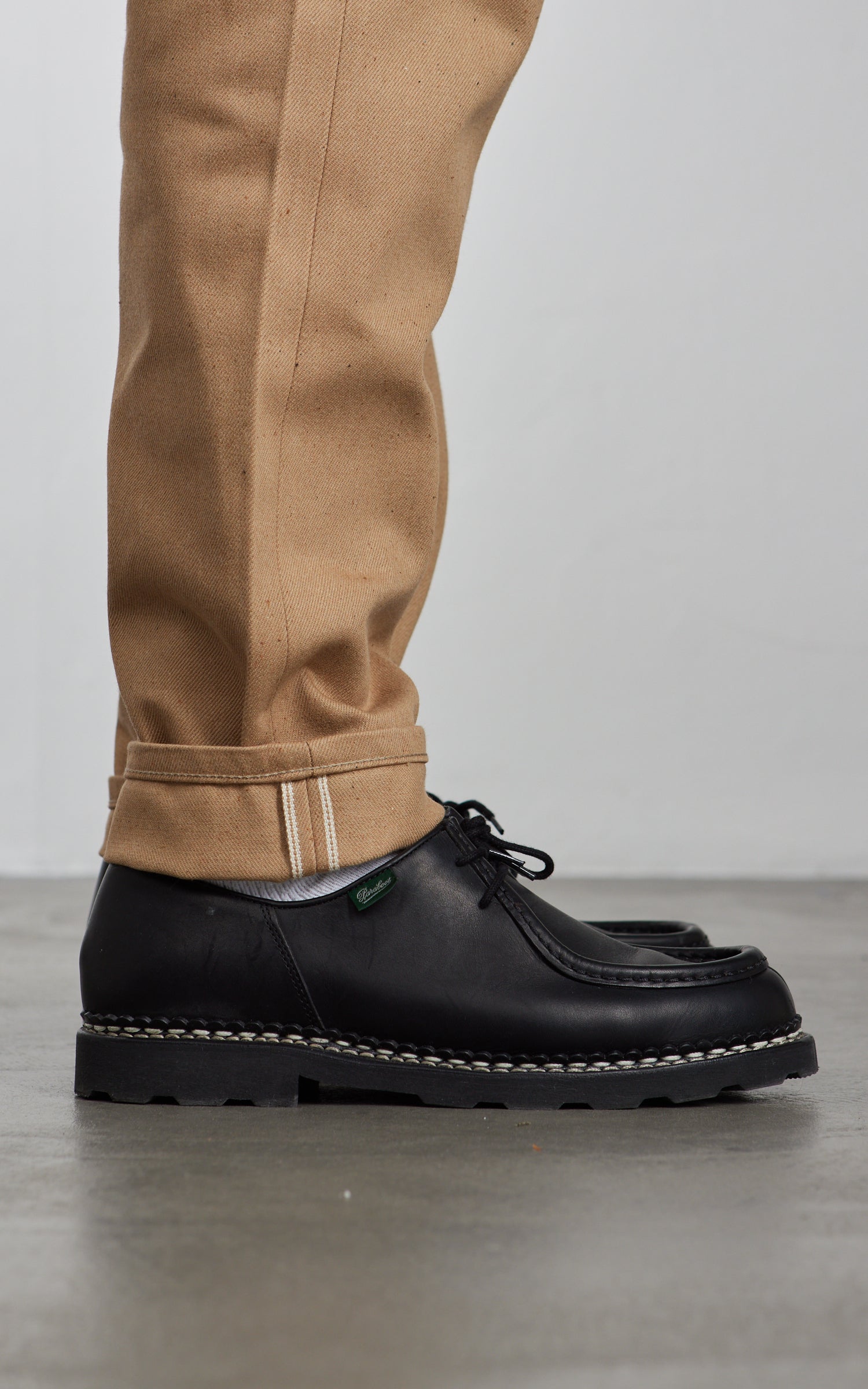 Naked & Famous Denim Easy Guy Brown Fox Selvedge Brown 13oz