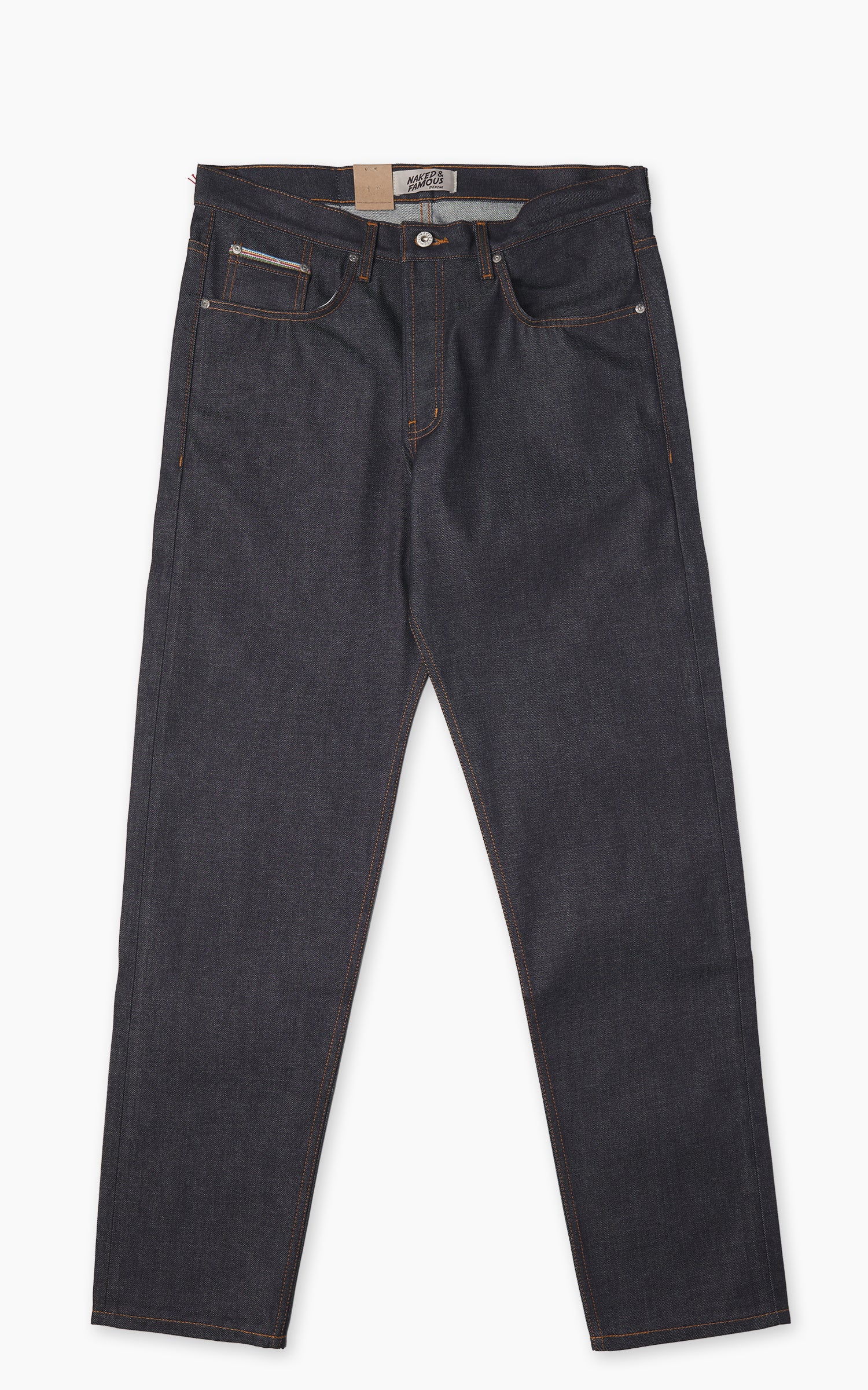 Naked & Famous Denim Easy Guy Dia De Los Muertos Selvedge Indigo 12.5oz