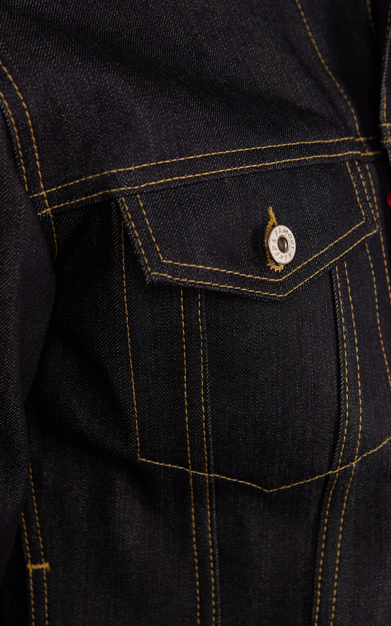 Naked & Famous Denim Denim Jacket Guardian 2 Selvedge Indigo