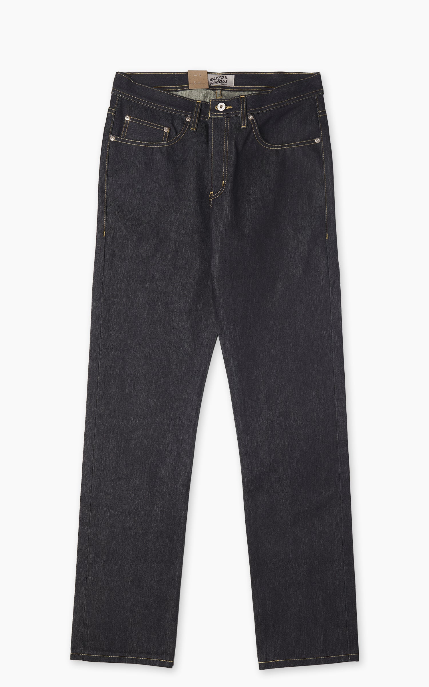 Naked & Famous Denim Weird Guy Guardian 2 Selvedge Indigo