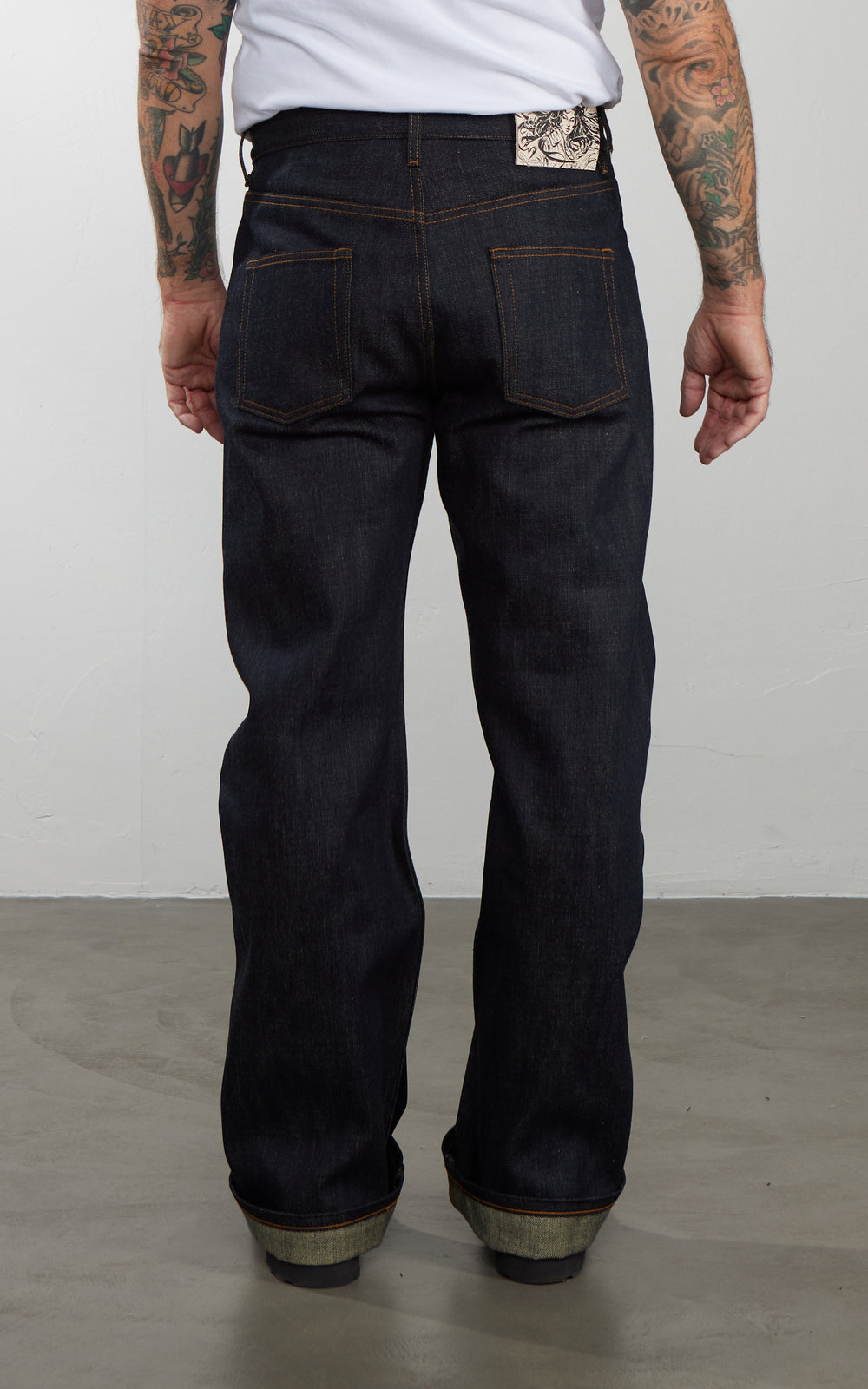 Naked & Famous Denim Strong Guy Harionago Selvedge Indigo 14oz