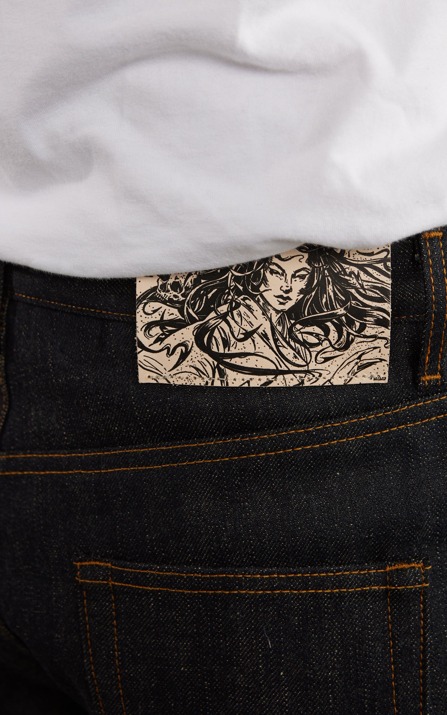 Naked & Famous Denim Strong Guy Harionago Selvedge Indigo 14oz