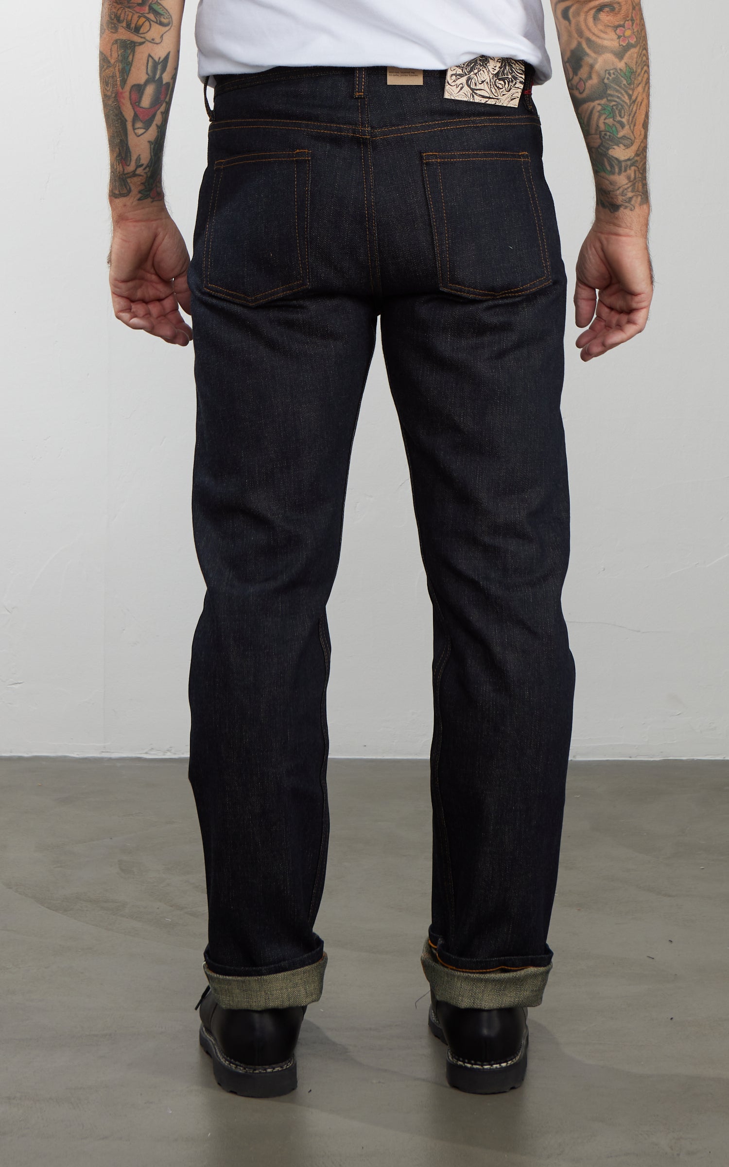Naked & Famous Denim Weird Guy Harionago Selvedge Indigo 14oz