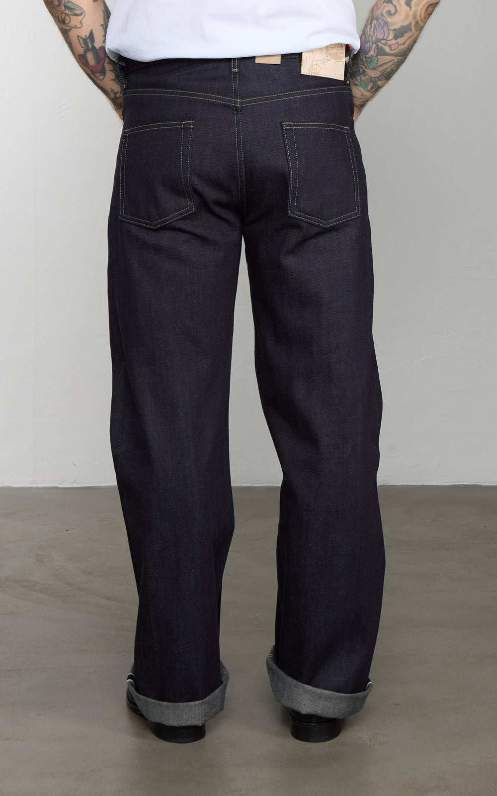 Naked & Famous Denim Strong Guy Fox Fibre Green Weft