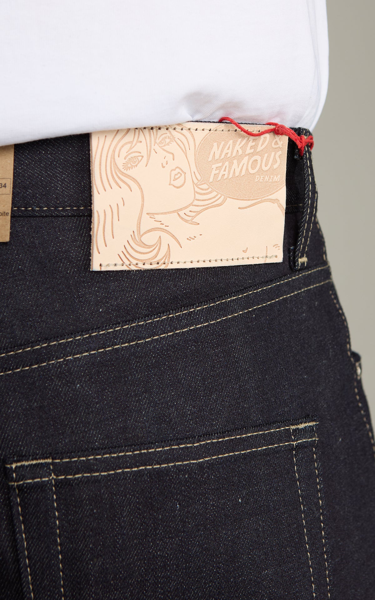 Naked & Famous Denim Strong Guy Fox Fibre Green Weft