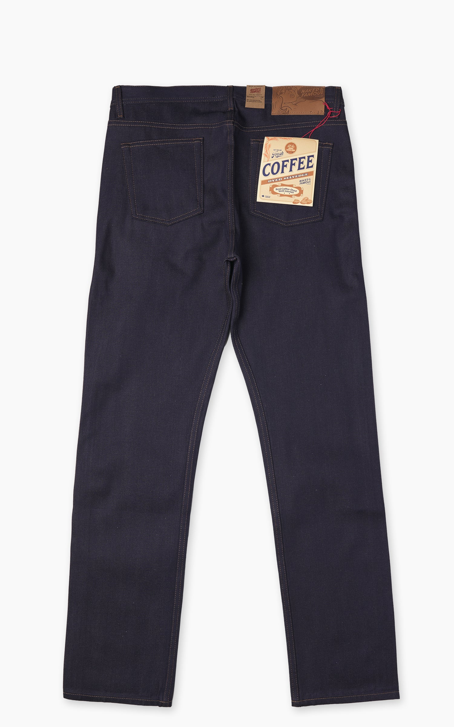Naked & Famous Denim Weird Guy Coffee Dye Selvedge 12.5oz