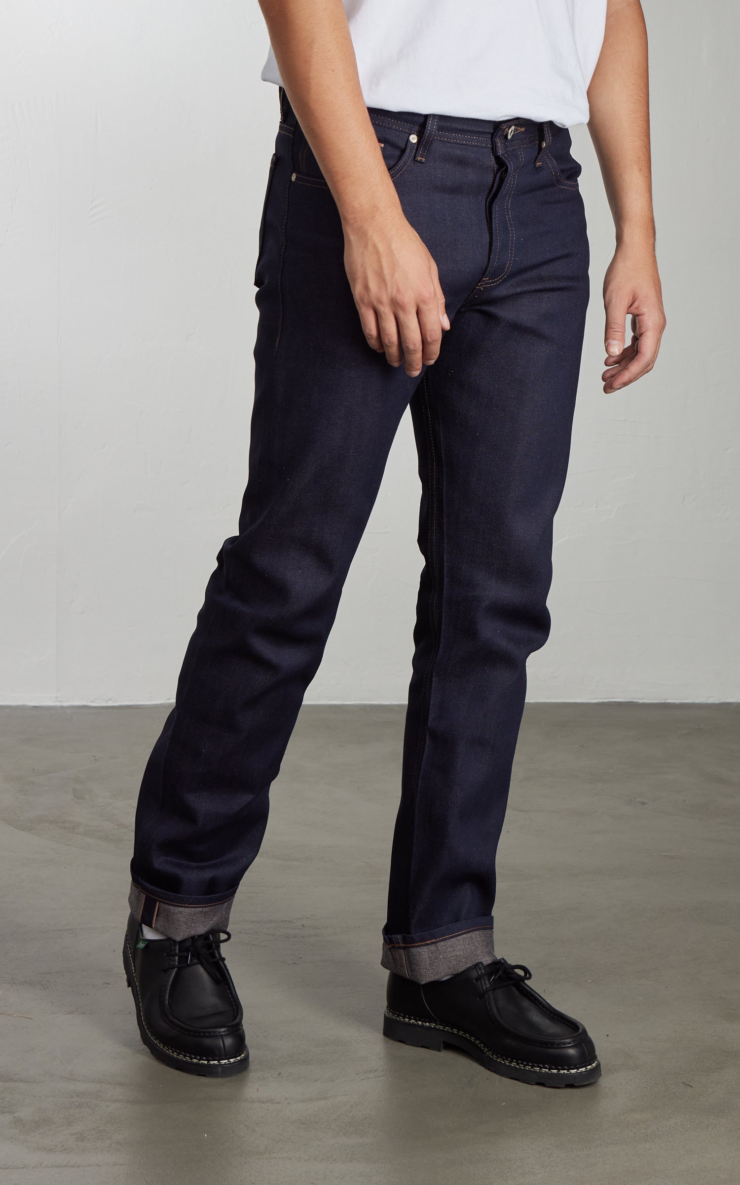 Naked & Famous Denim Weird Guy Coffee Dye Selvedge 12.5oz