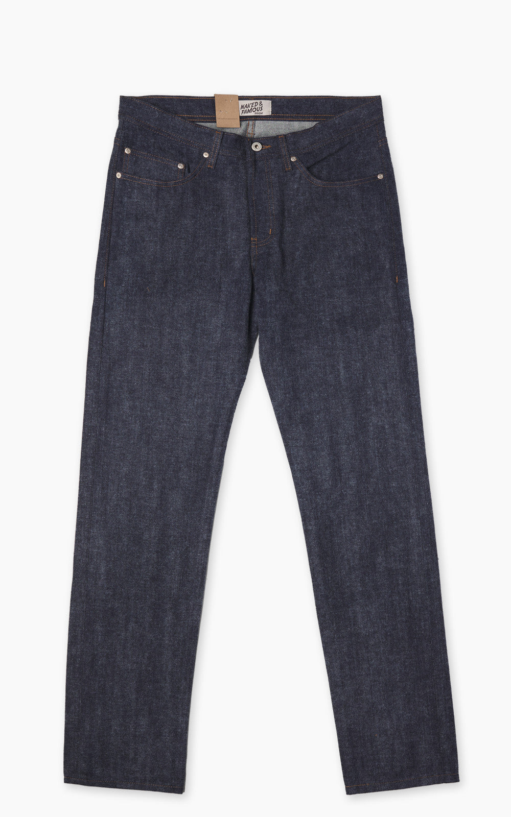 Naked & Famous Denim Weird Guy Max Brush Selvedge Indigo 13.75oz