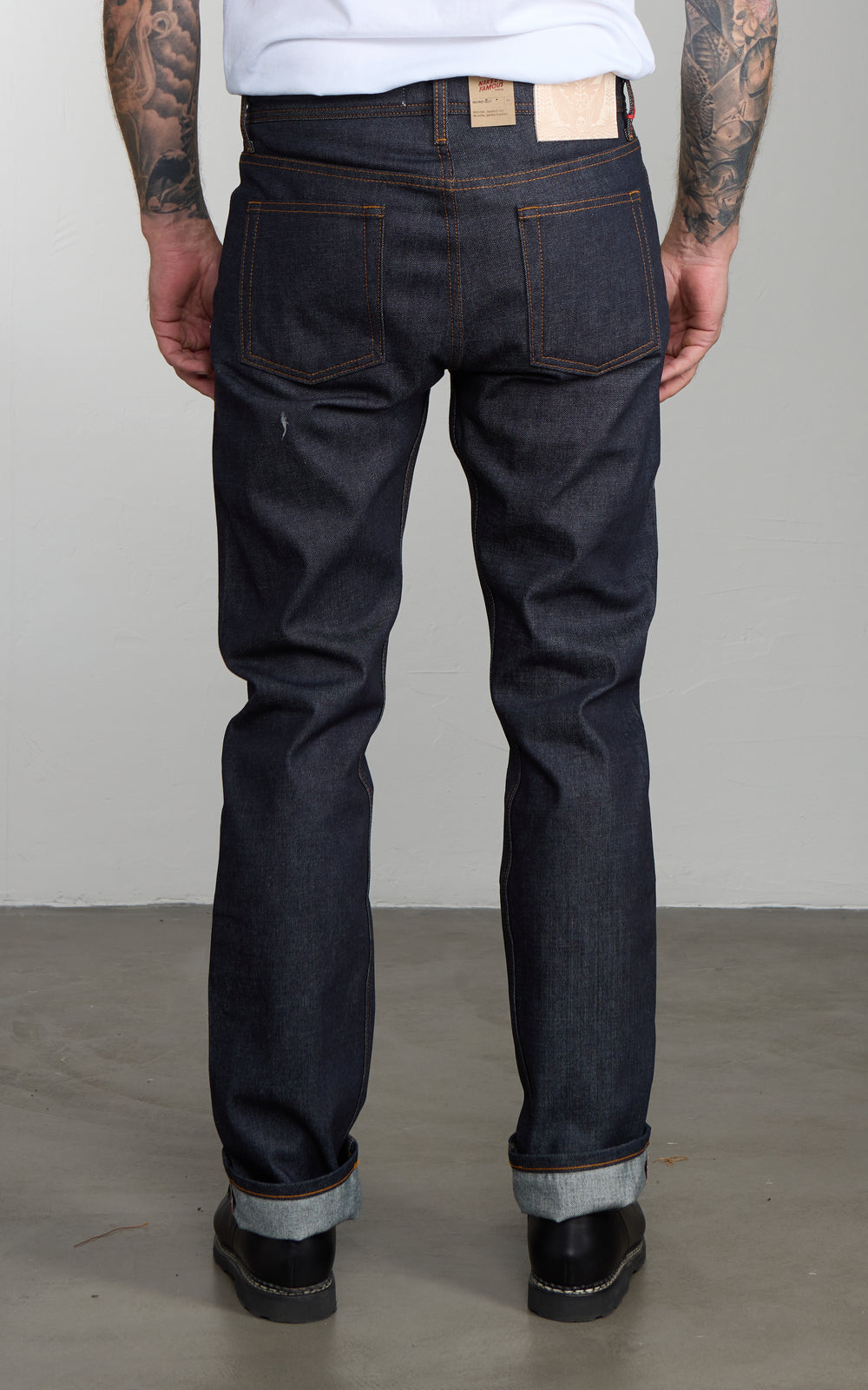 Naked & Famous Denim Weird Guy Dia De Los Muertos Selvedge Bat