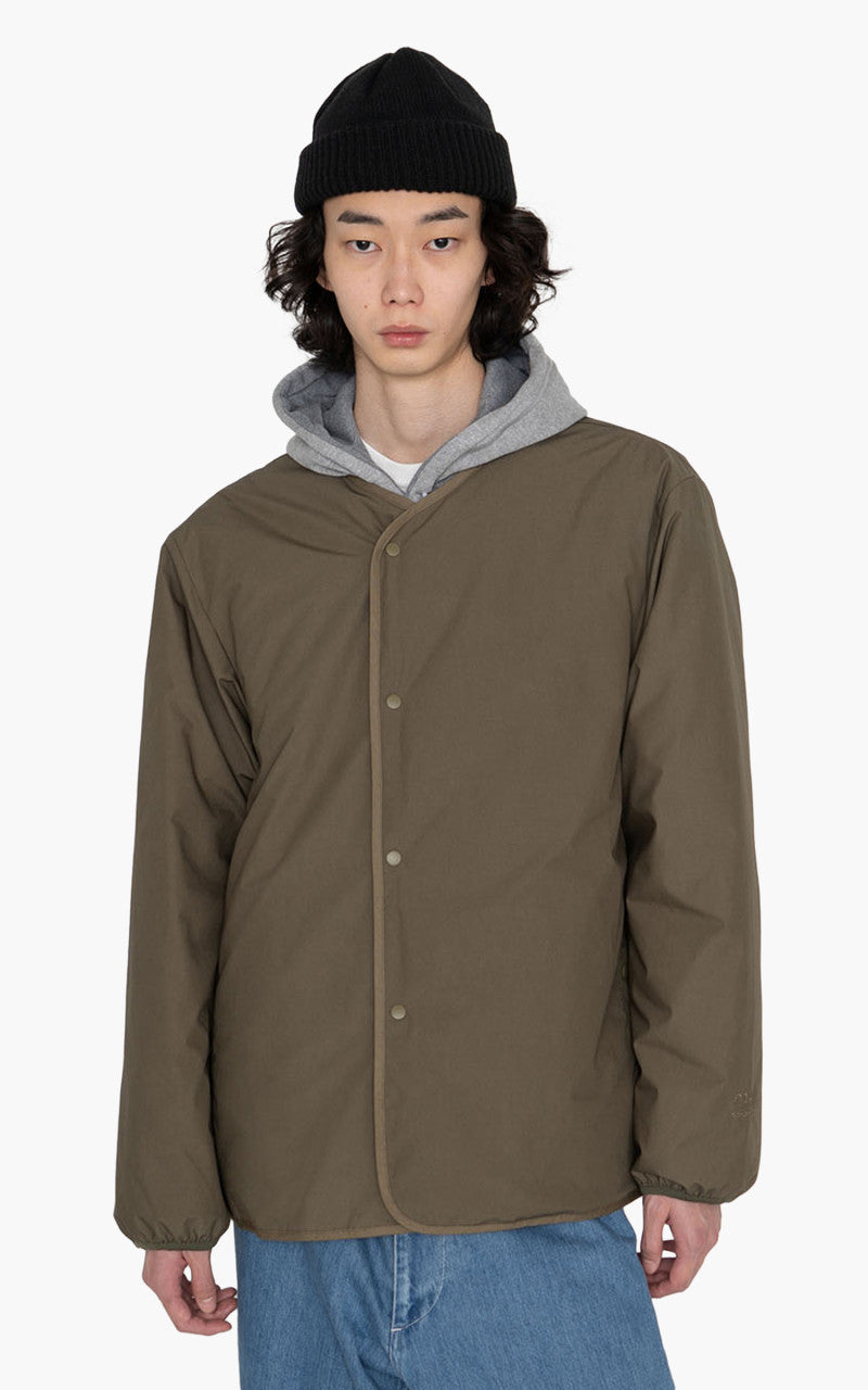 Nanamica Reversible Down Cardigan Khaki Beige