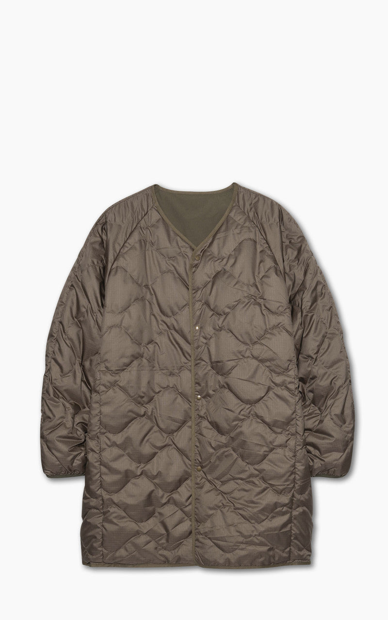 Nanamica Reversible Down Coat Khaki Beige