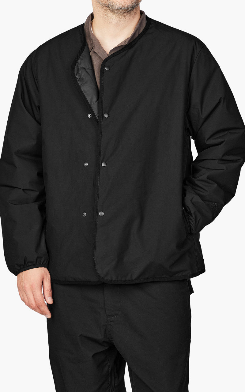 Nanamica Reversible Down Cardigan Black