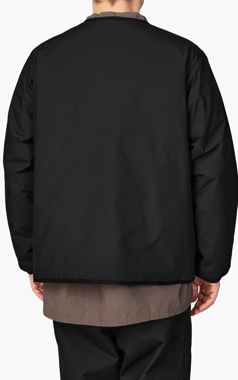 Nanamica Reversible Down Cardigan Black