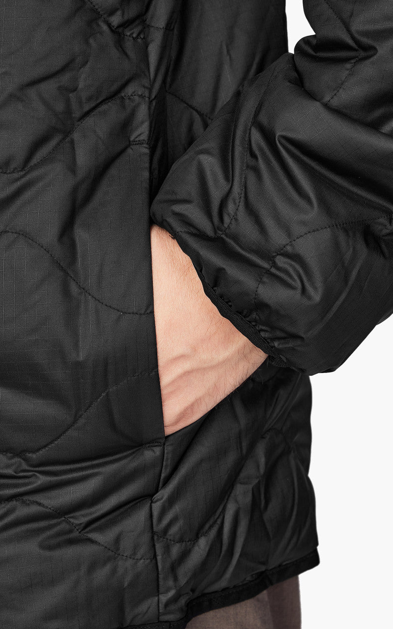 Nanamica Reversible Down Cardigan Black